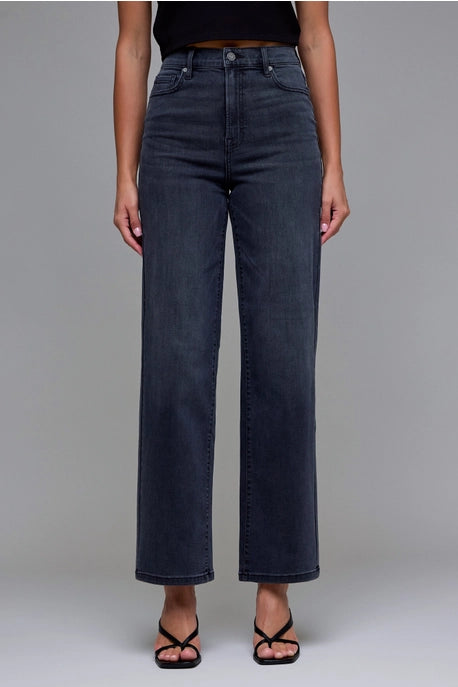 Logan Black High Rise Dad Jeans