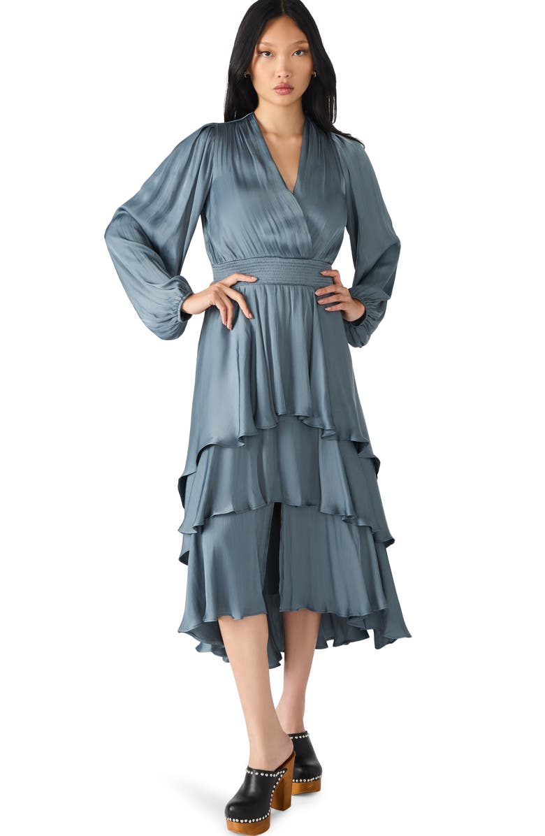 Bei Satin Midi Dress