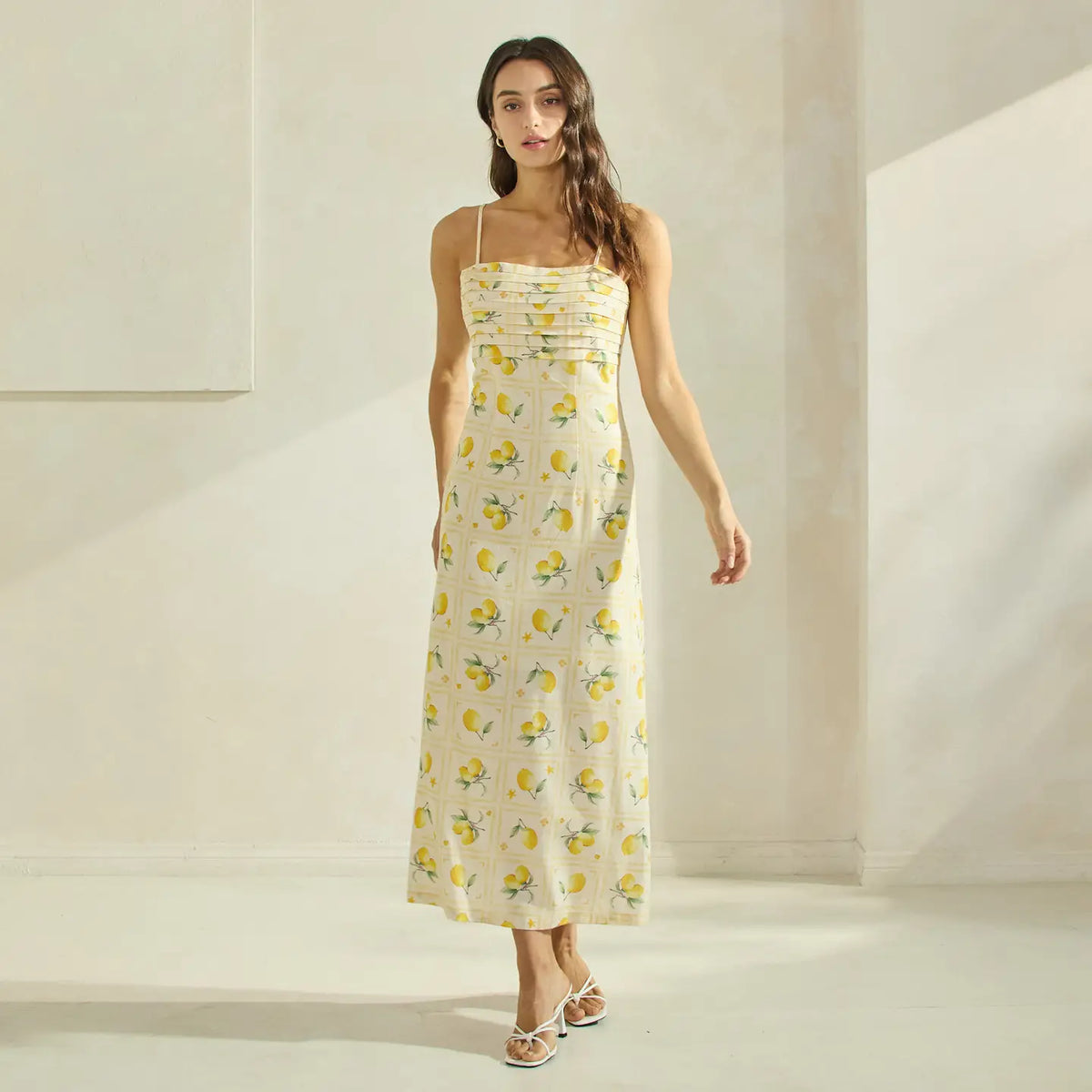 Francesca Lemon Sun Dress