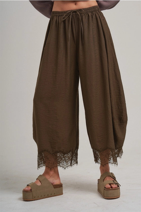 Luna Balloon Pants - Vintage Mocha