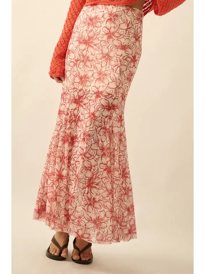 Mia Mermaid Maxi Skirt