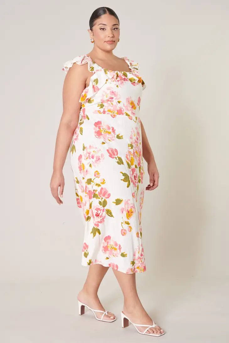 Curve sales midi dress