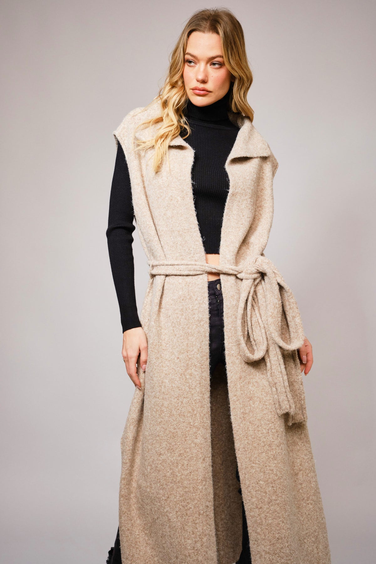 Aurora Maxi Cardigan Vest