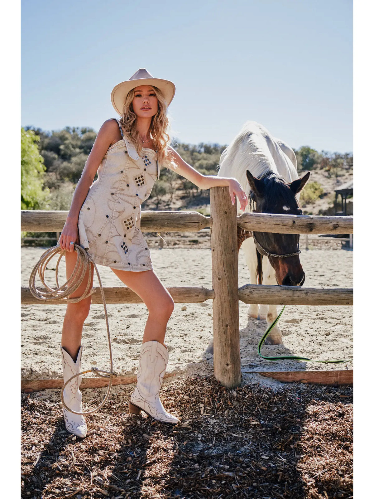 Scottie Denim Short Dress