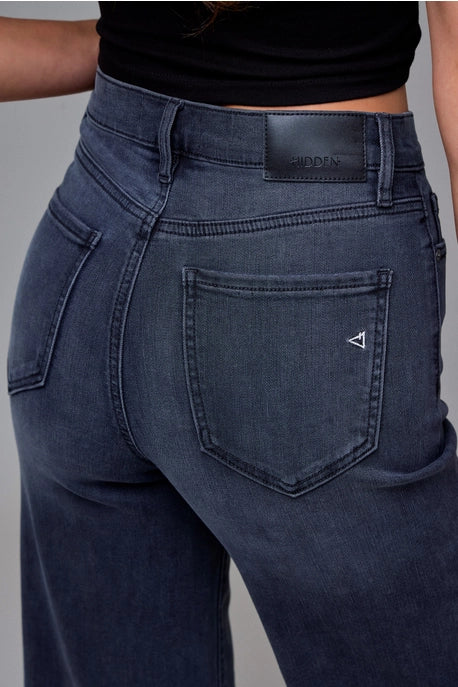 Logan Black High Rise Dad Jeans