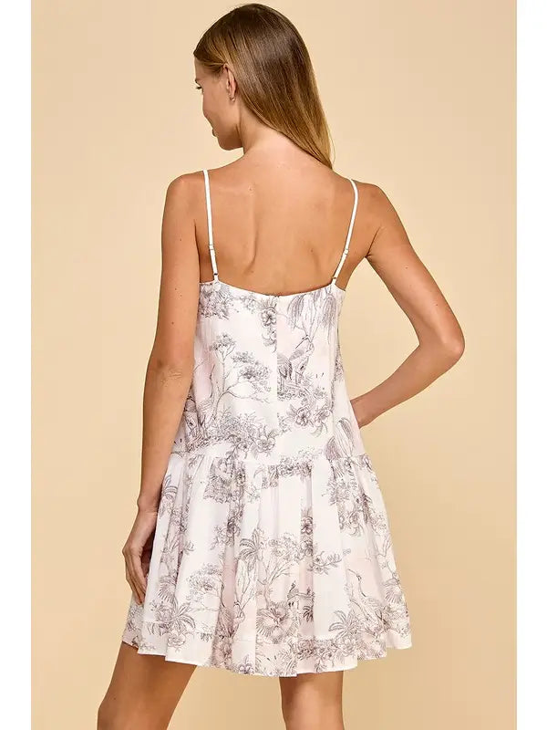 Sophia Nature Print Dress