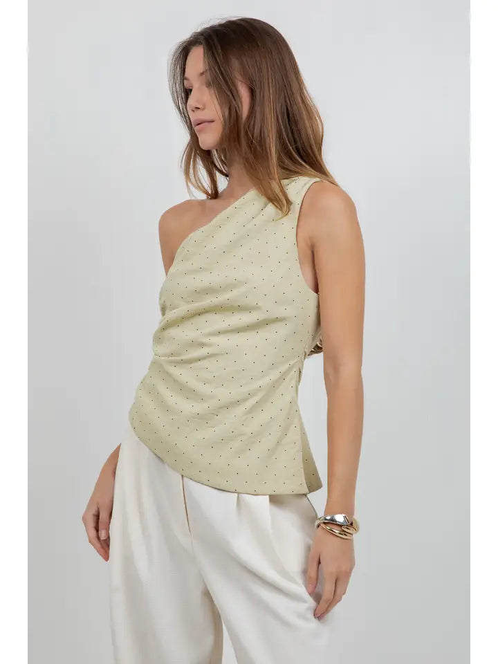Phoebe Asymmetrical One Shoulder Top