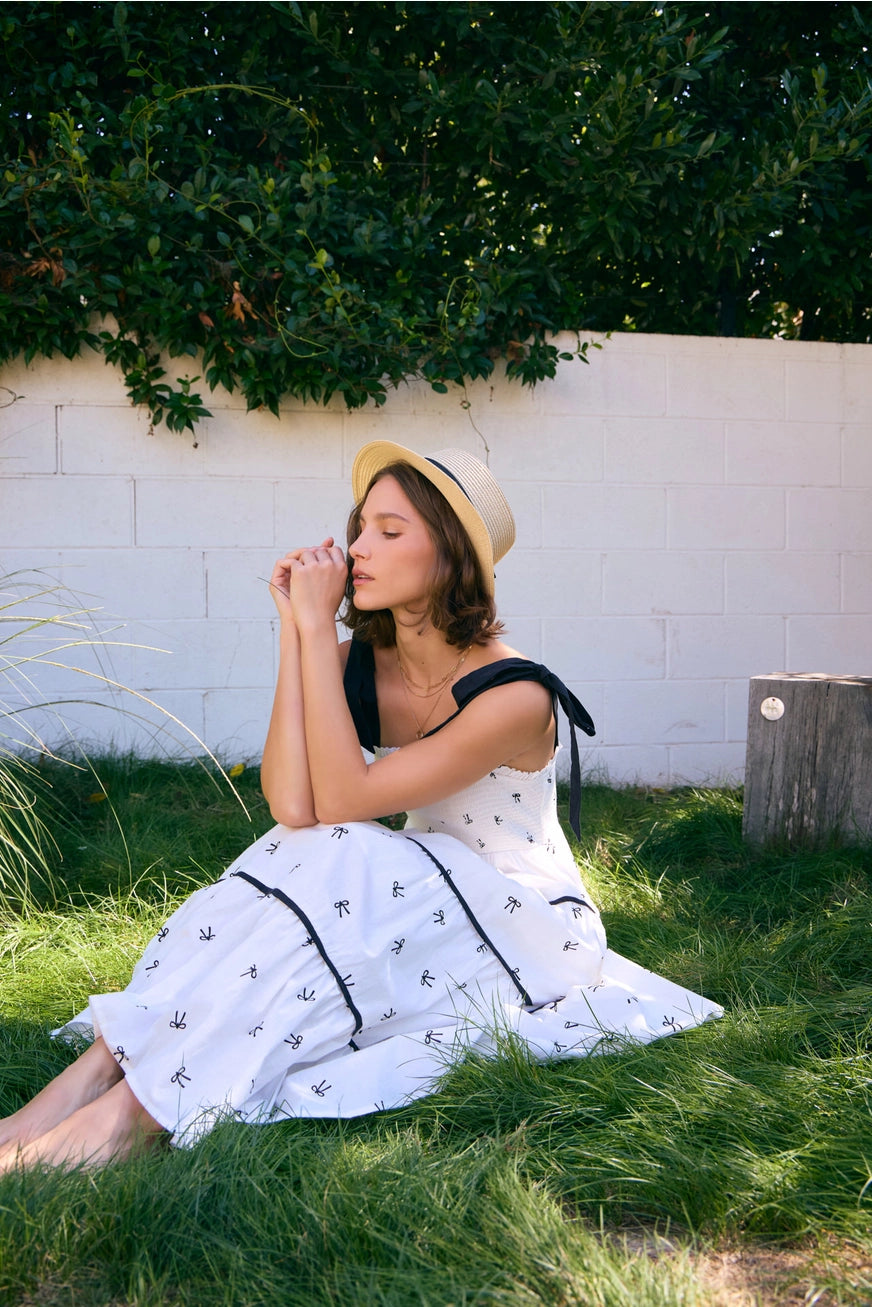 Jennifer Smocked Midi Dress