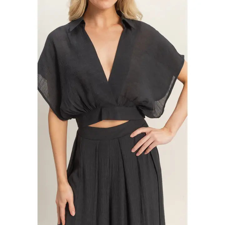 Coleen Pant Set - Black