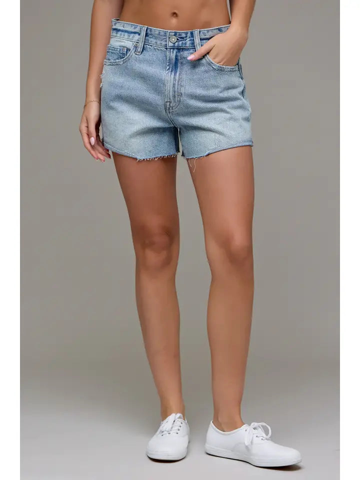 Riley Vintage Wash Boyfriend Shorts