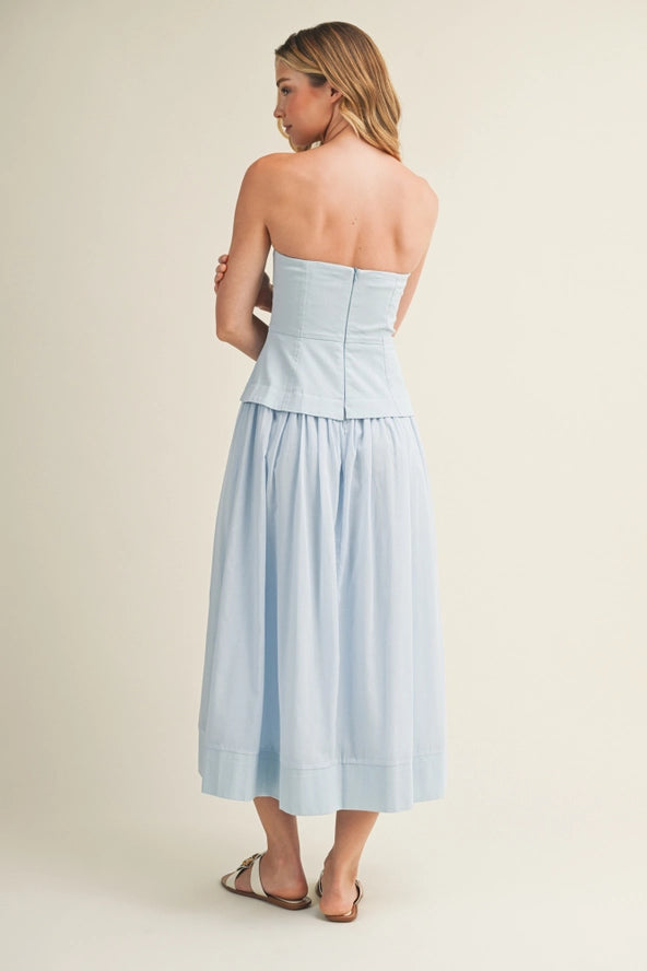 Elise Corset Strapless Dress