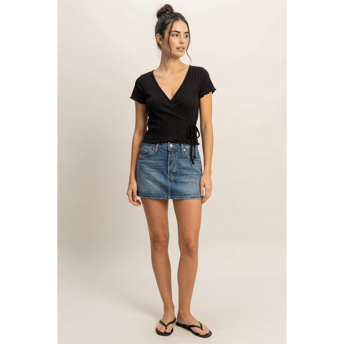 Ella Wrap Crop Top