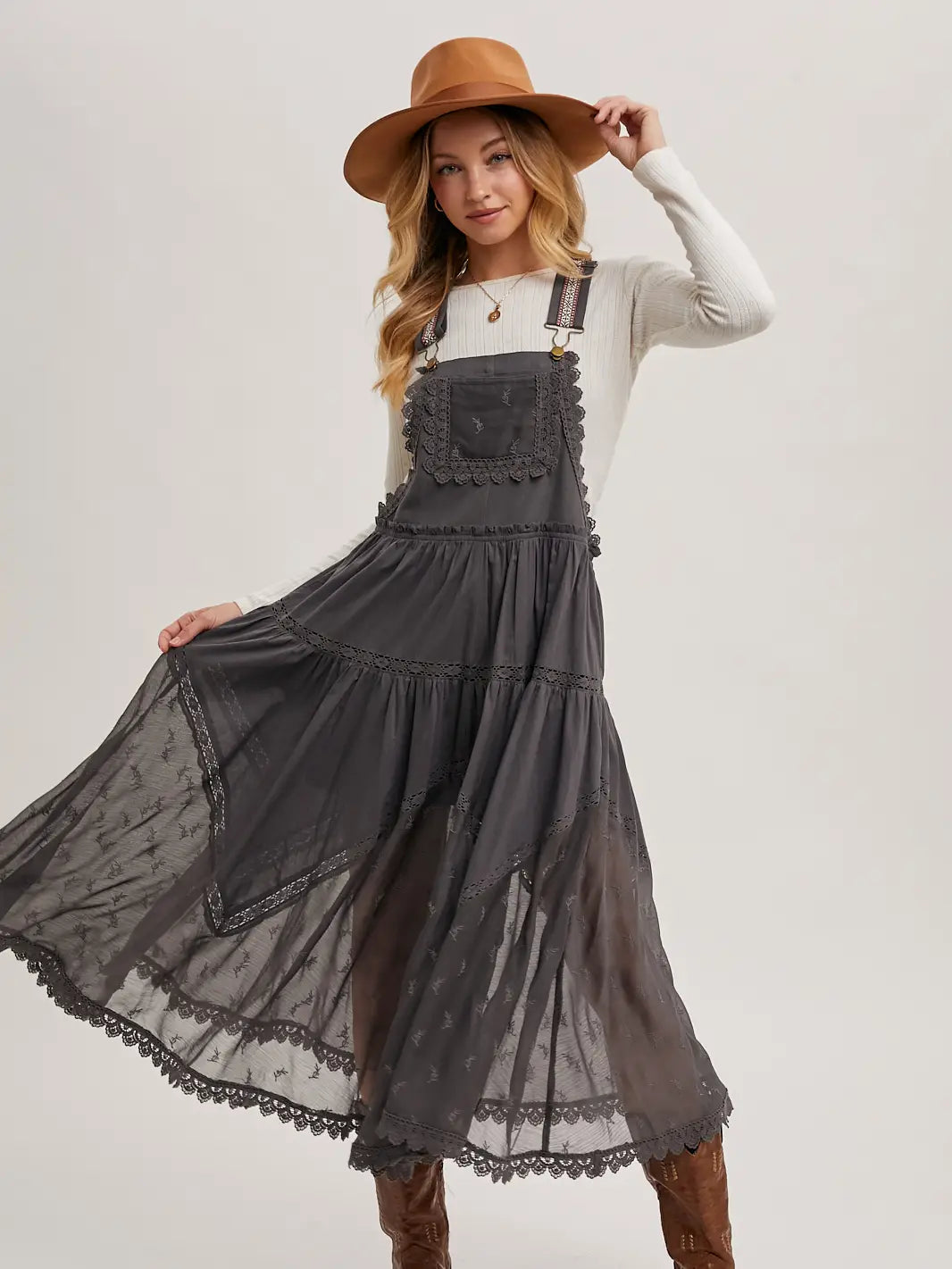 Dixie Overall Maxi Dress