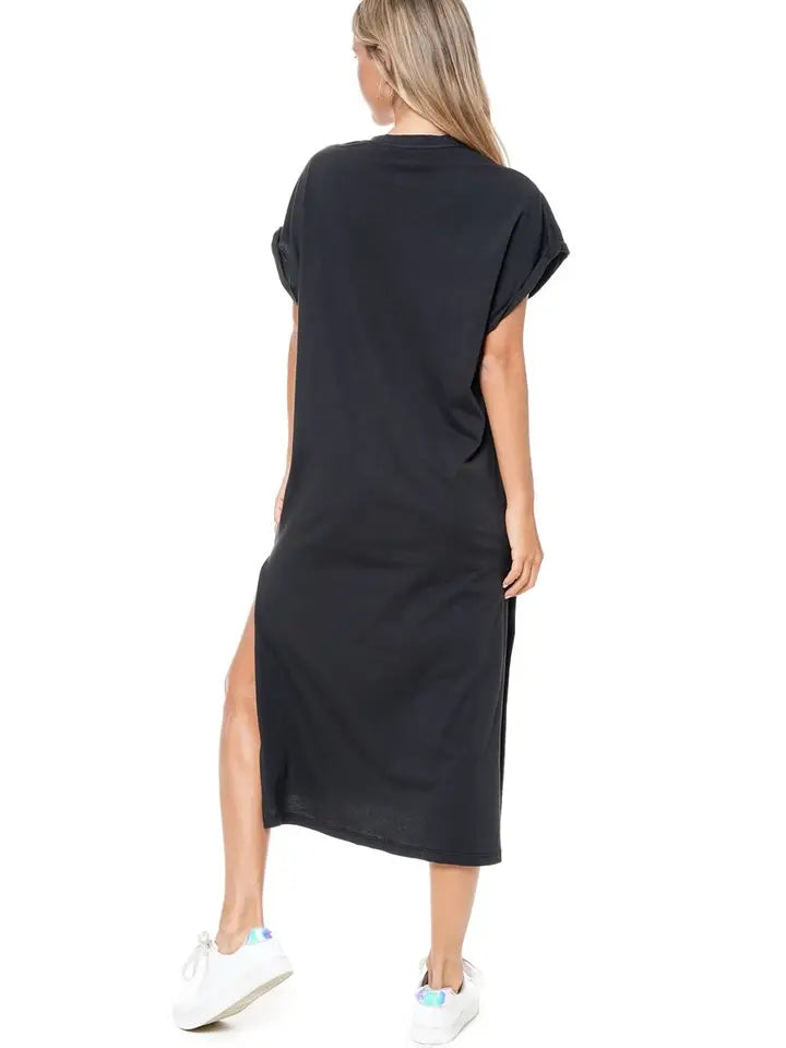 cowboy boots and maxi dress Cowboy Boots Graphic Maxi Dress – Leera Boutique
