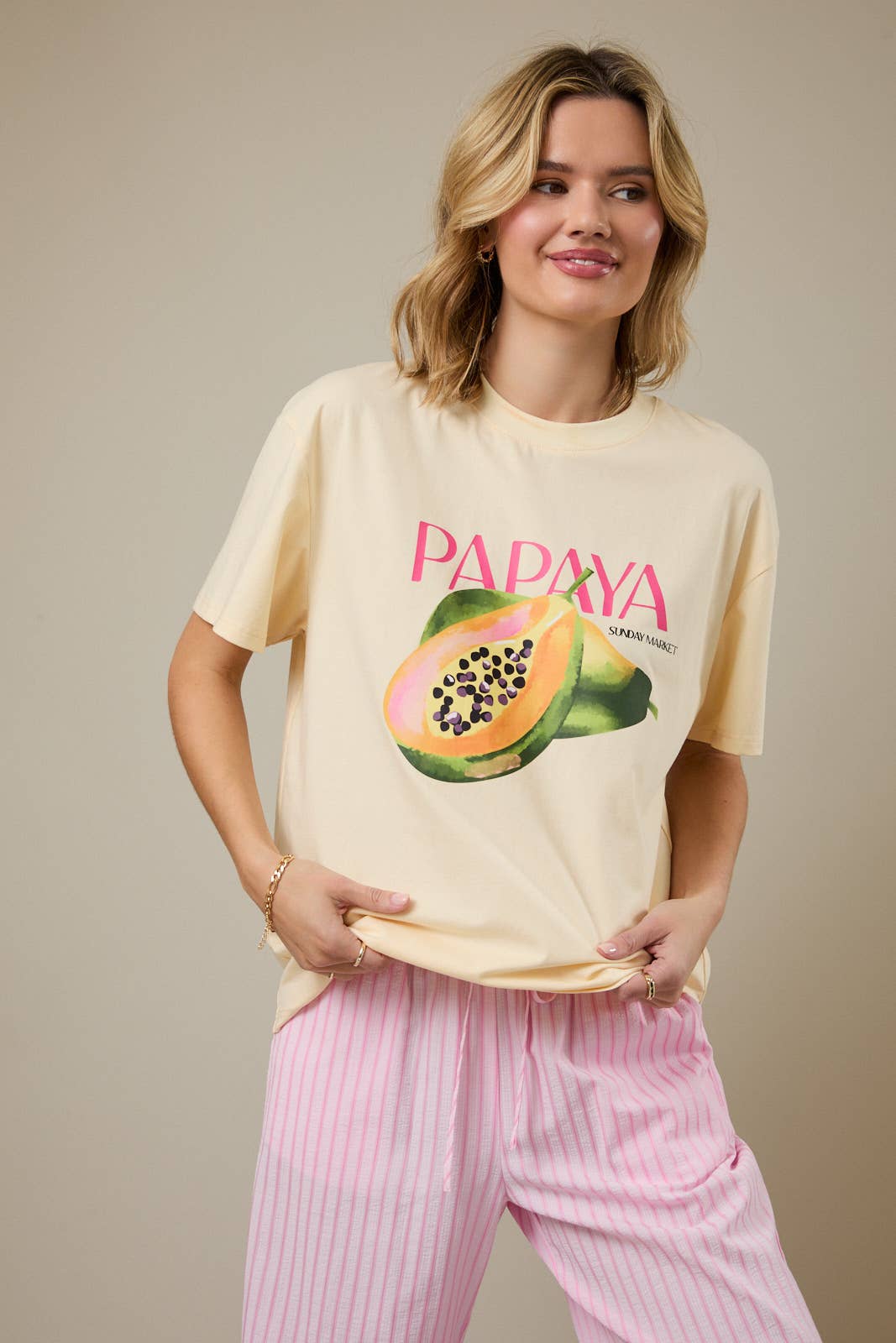 Papaya Graphic T-Shirt