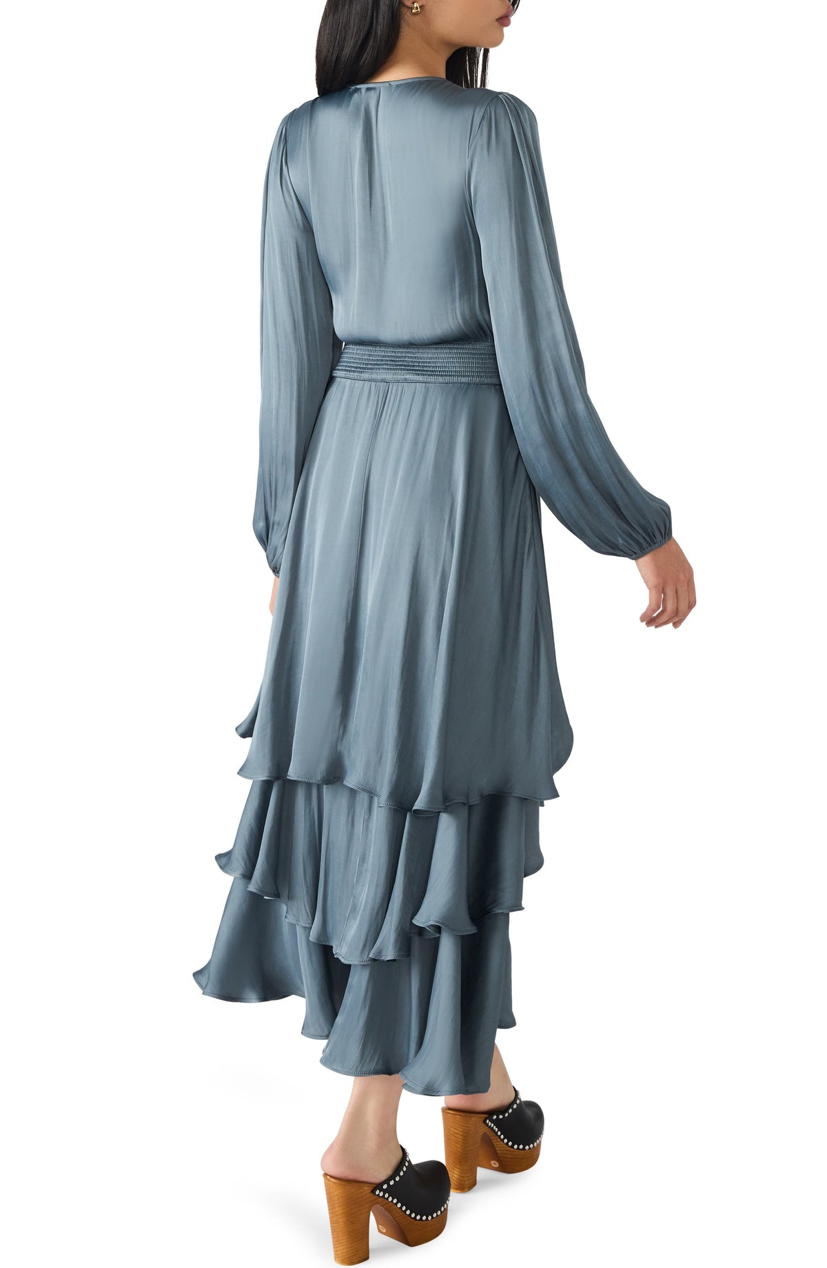 Bei Satin Midi Dress