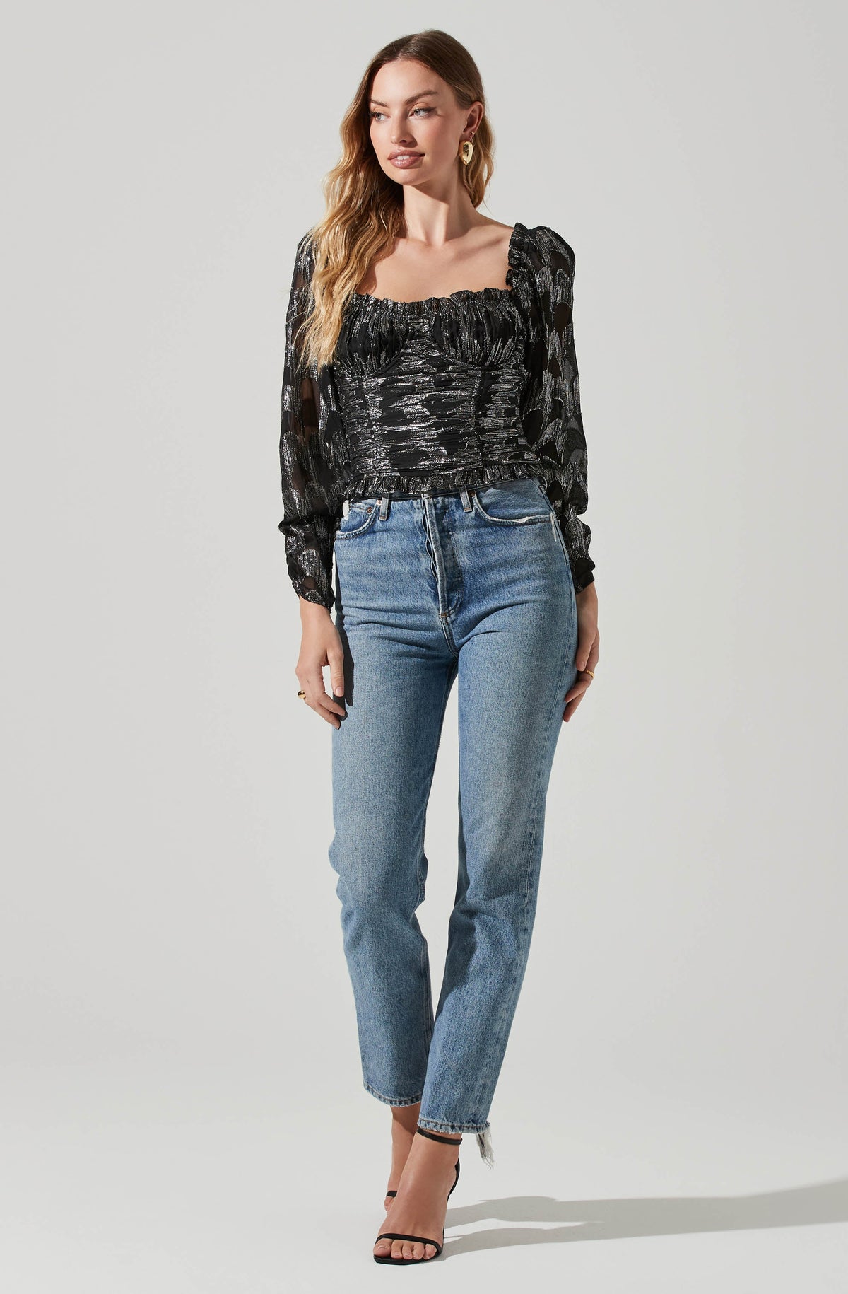 Junie Metallic Top