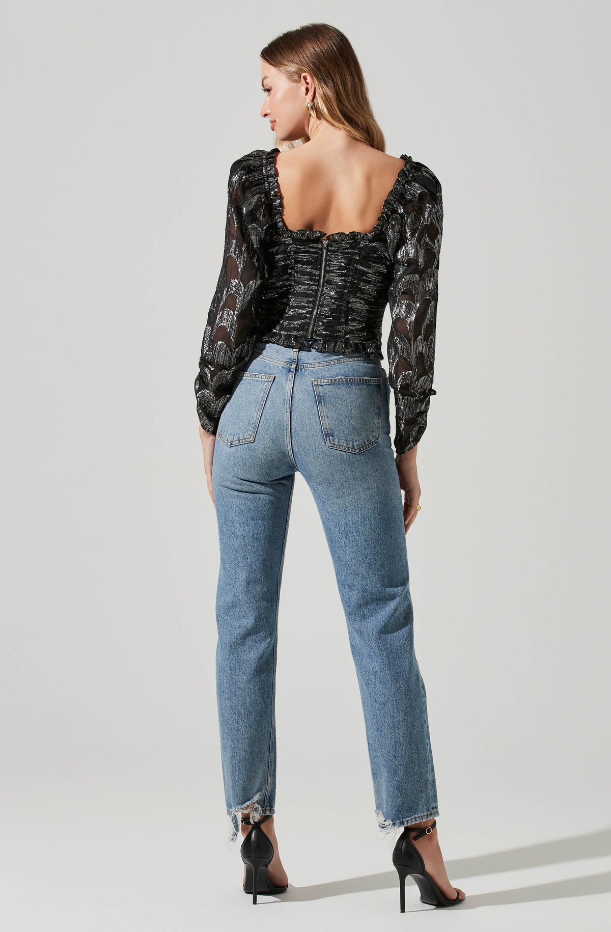 Junie Metallic Top