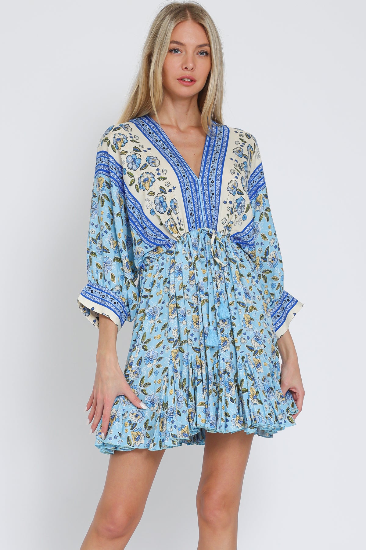 Ana Dolman Sleeve Mini Dress