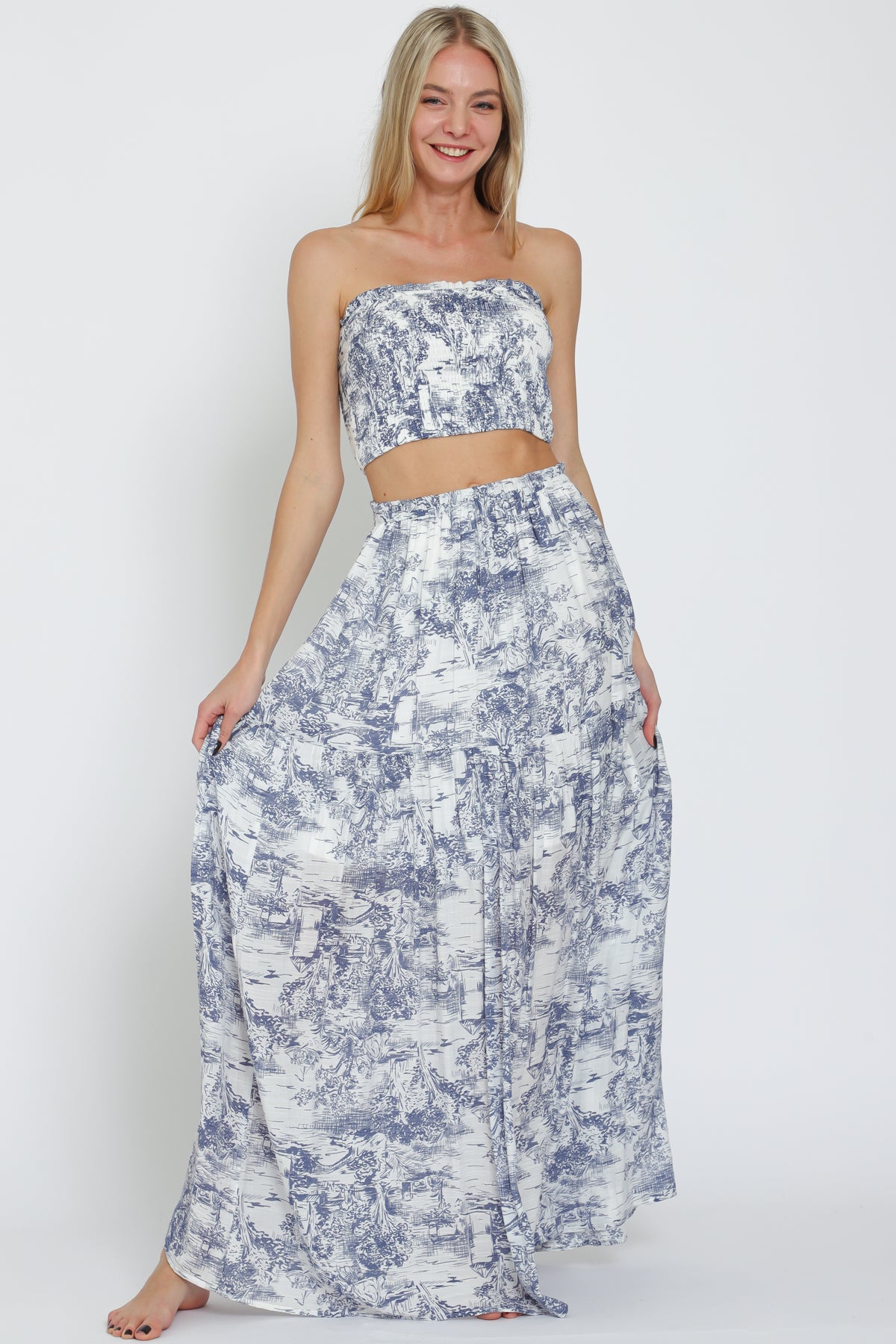 Everlee Maxi Skirt Set