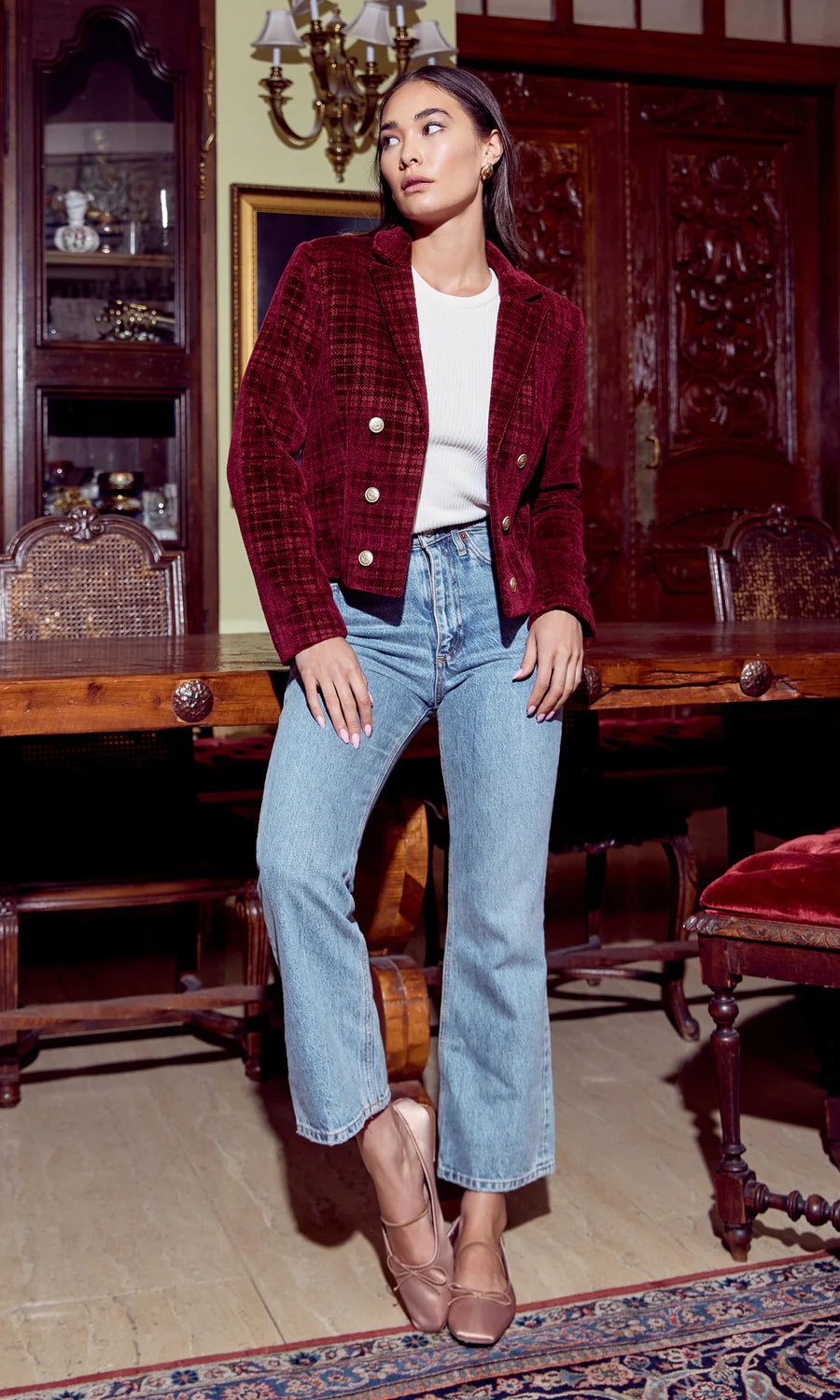 Tricia Cropped Blazer