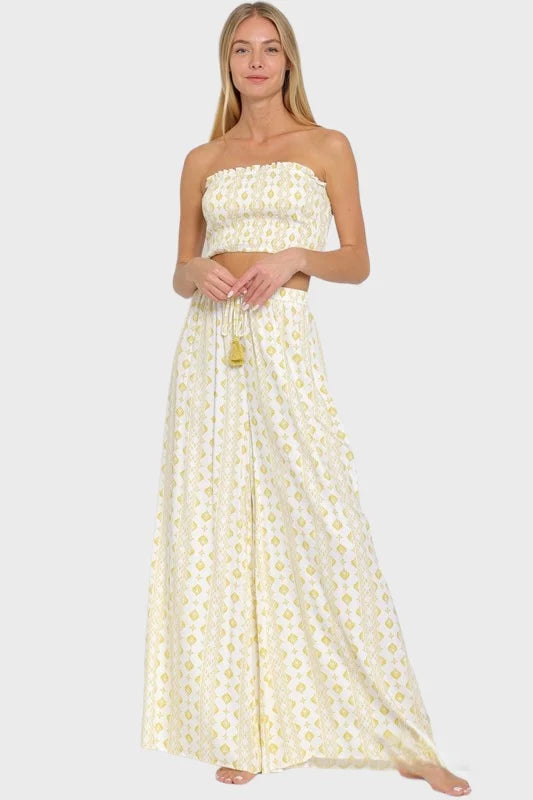 Aria Wide Leg Pant Set