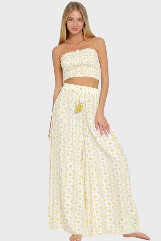 Aria Wide Leg Pant Set