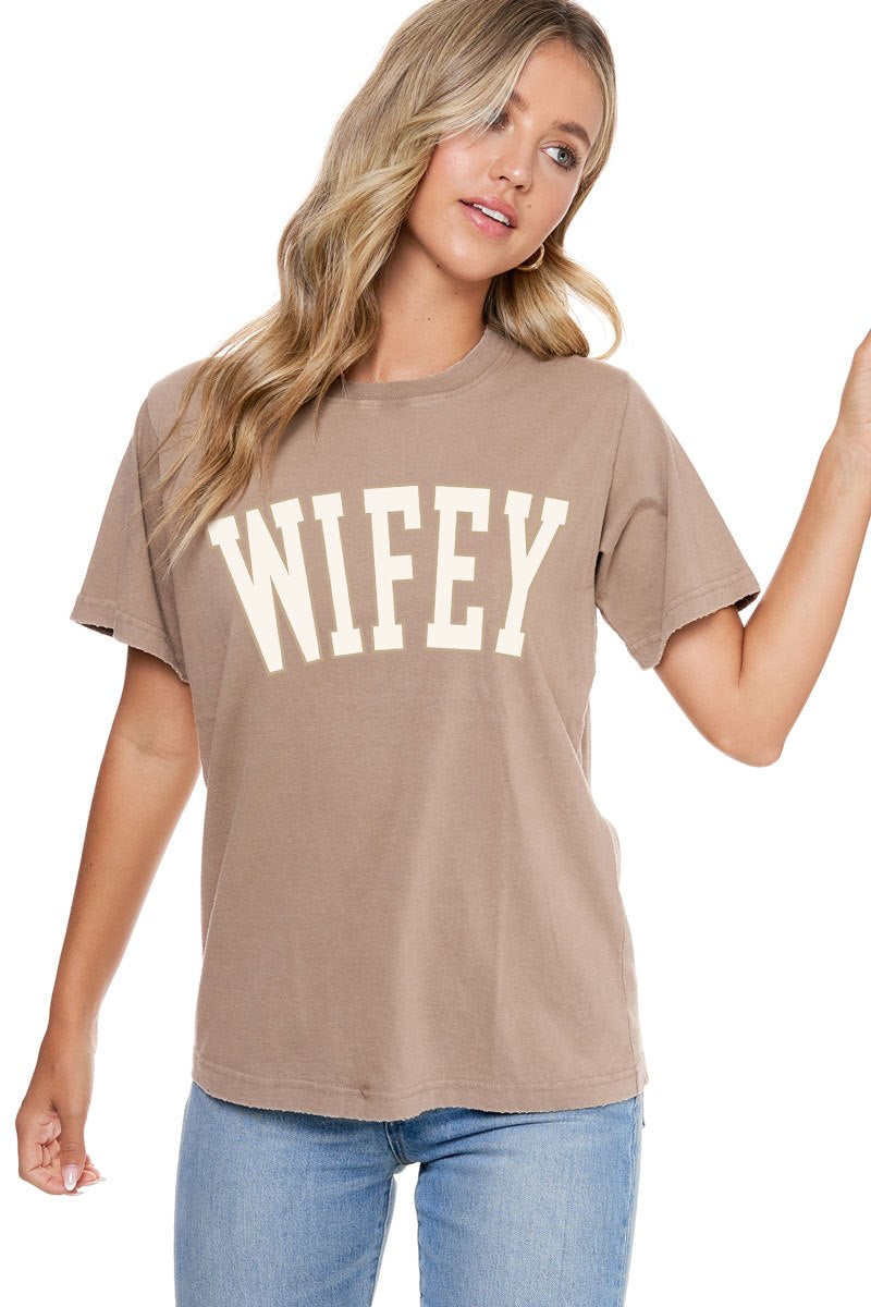 Wifey Sand T-Shirt