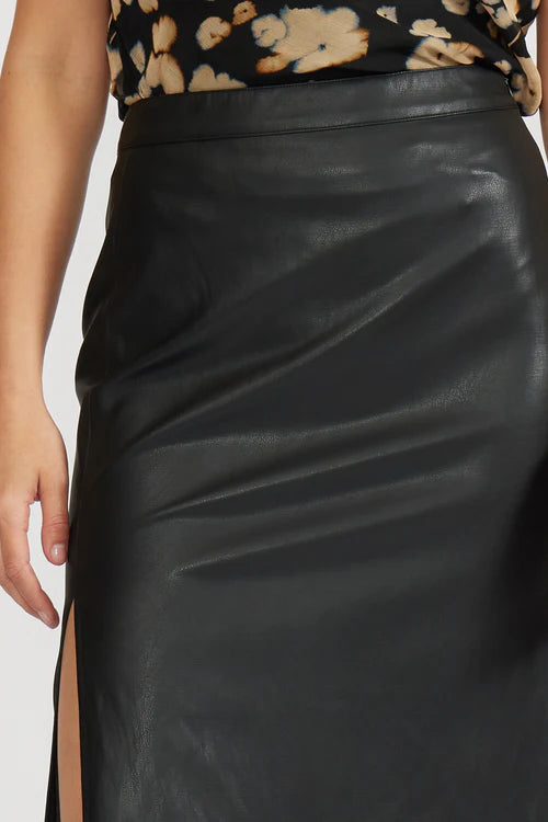 Phoebe Faux Leather Skirt