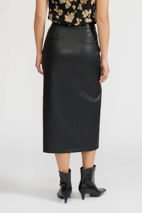 Phoebe Faux Leather Skirt