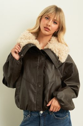 Cher Fur Collar Jacket
