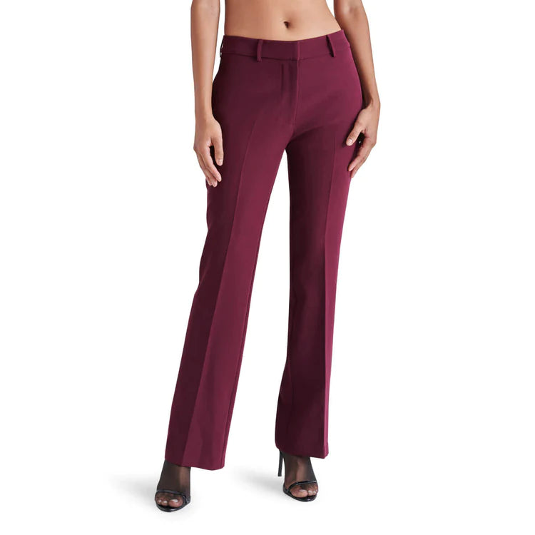 Waverly Mid-Rise Kick Flare Trouser Pants