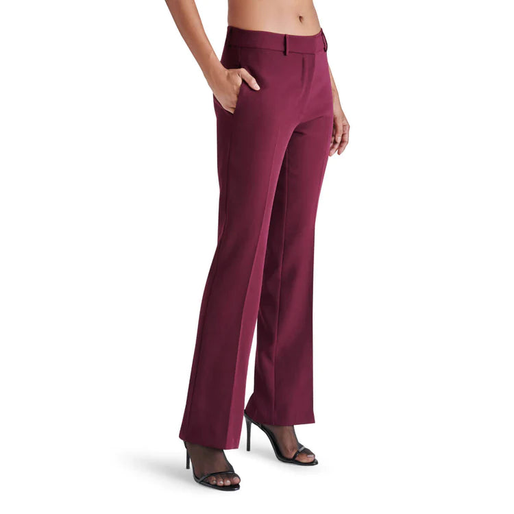 Waverly Mid-Rise Kick Flare Trouser Pants