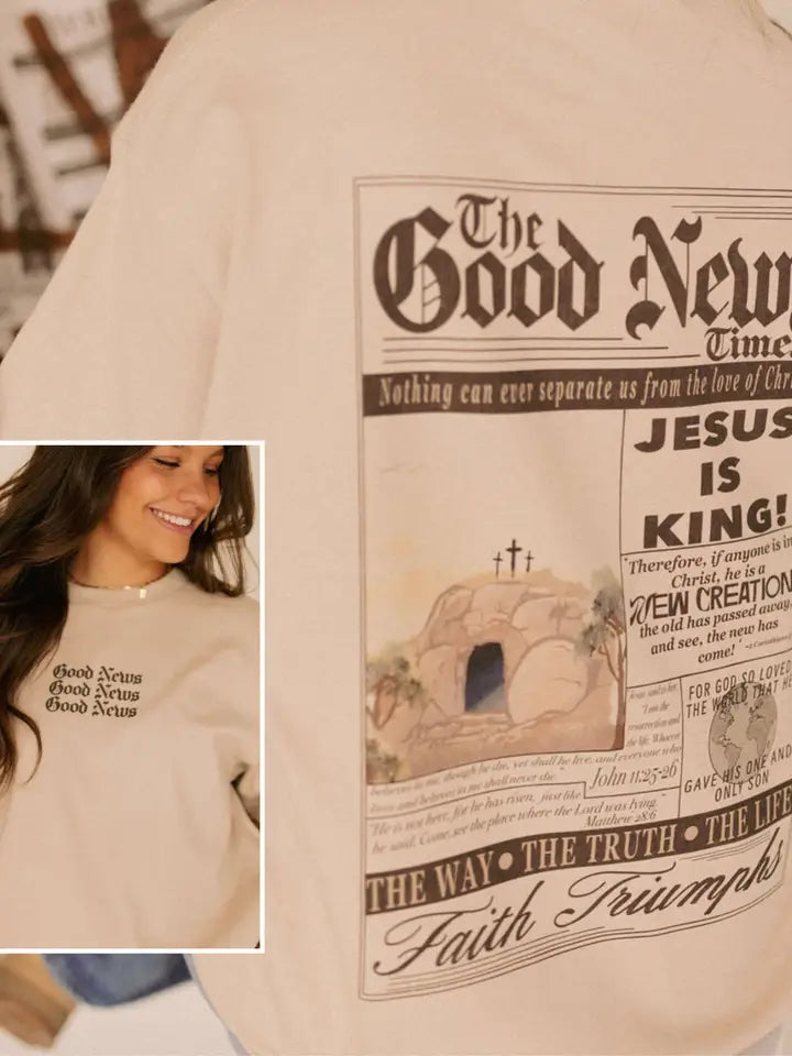 The Good News Easter Graphic Tee
