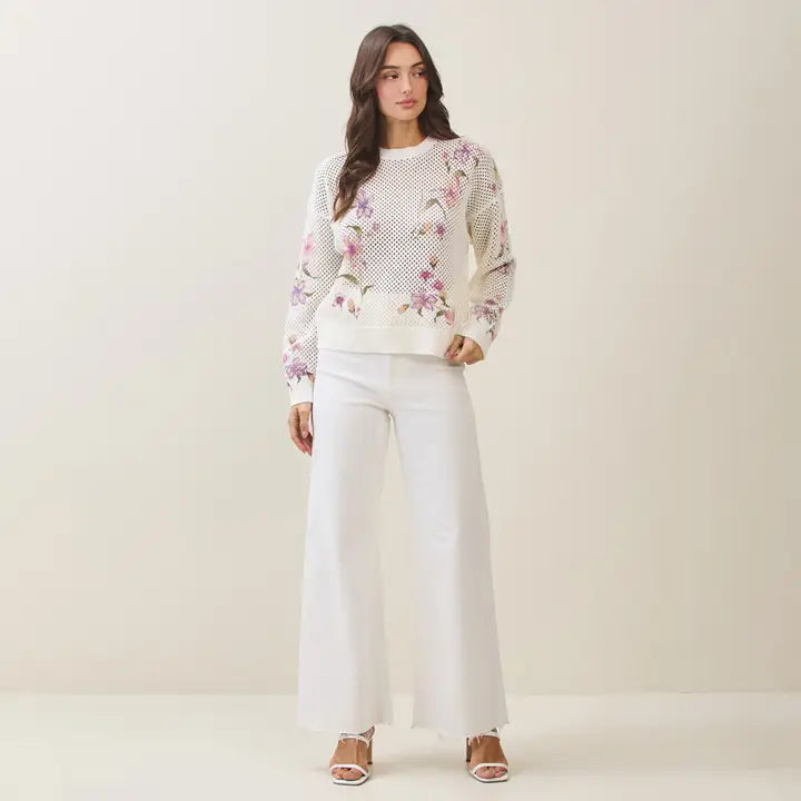 Vanessa Open Knit Sweater