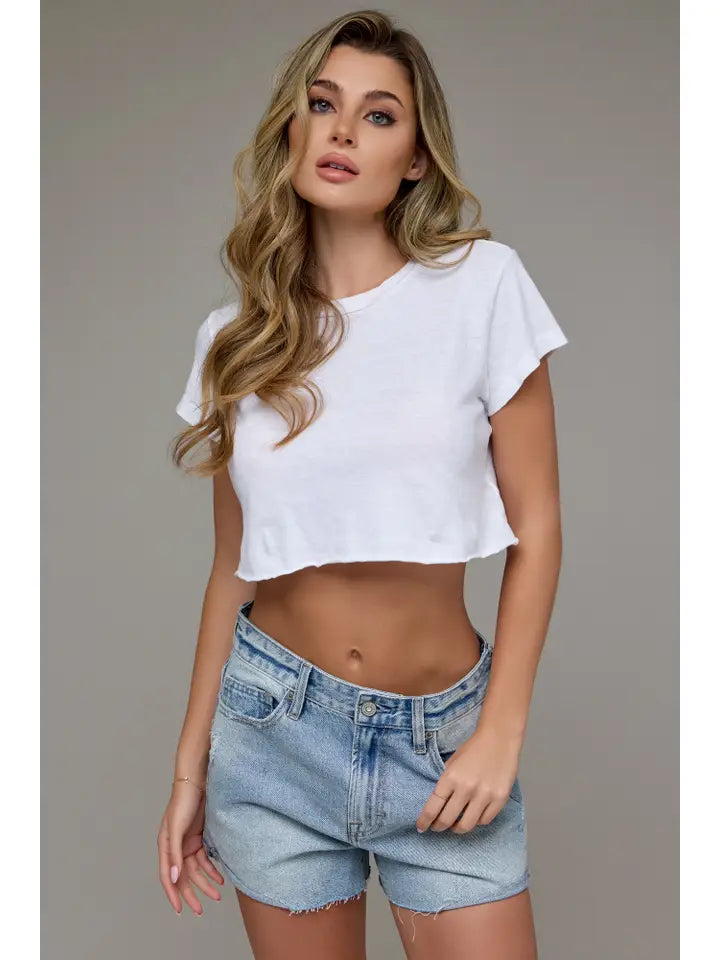 Riley Vintage Wash Boyfriend Shorts