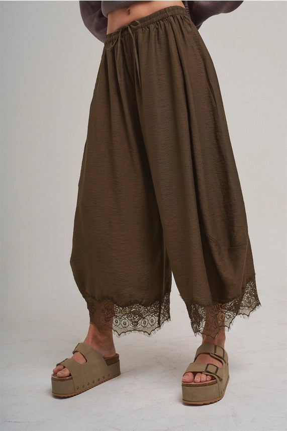Luna Balloon Pants - Vintage Mocha