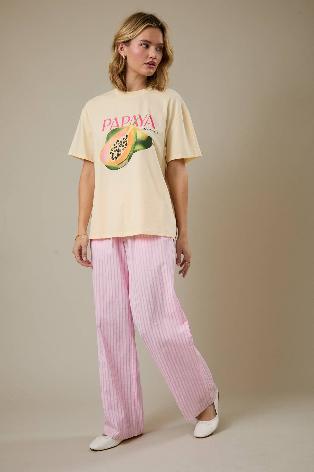 Papaya Graphic T-Shirt