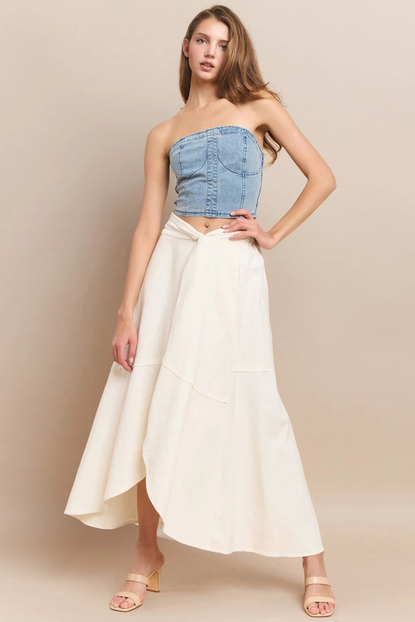 Veronica Wrap Maxi Skirt