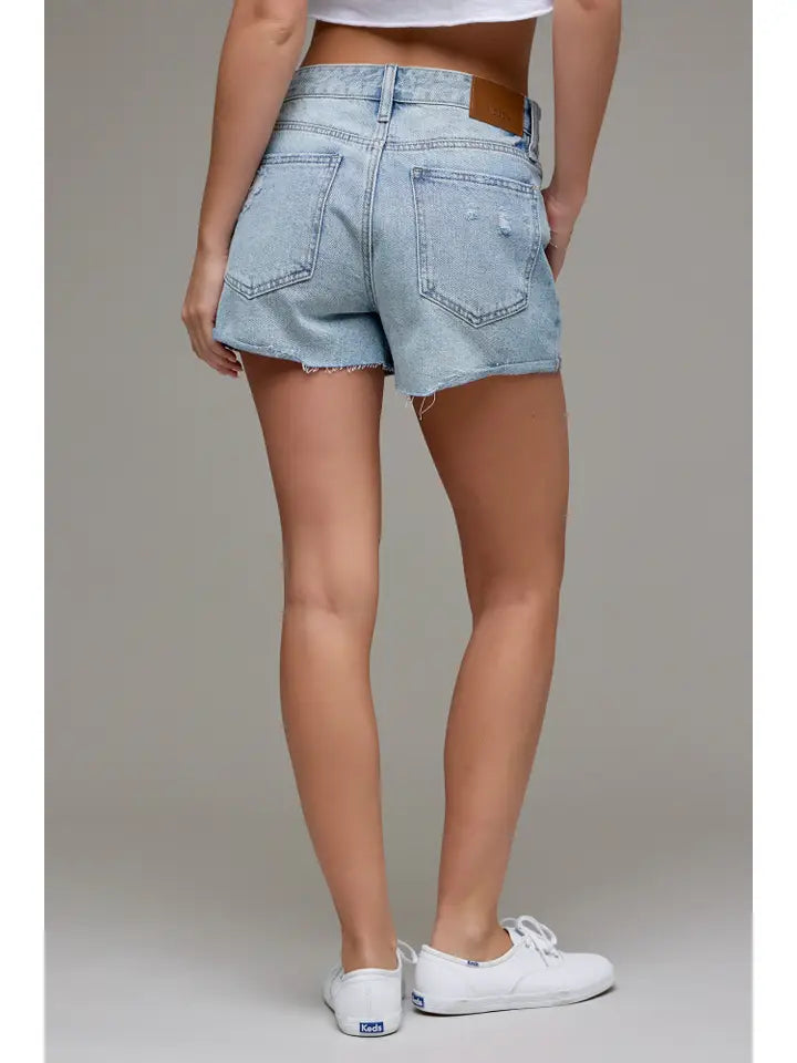 Riley Vintage Wash Boyfriend Shorts