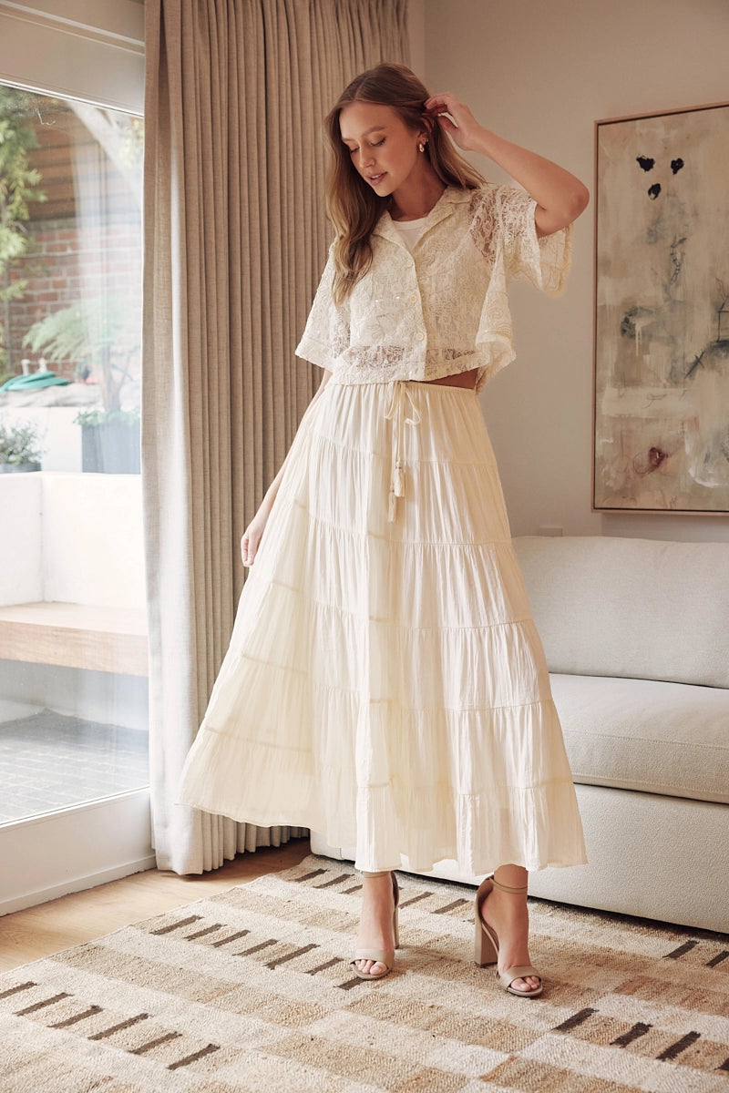 Bonnie Tiered Maxi Skirt
