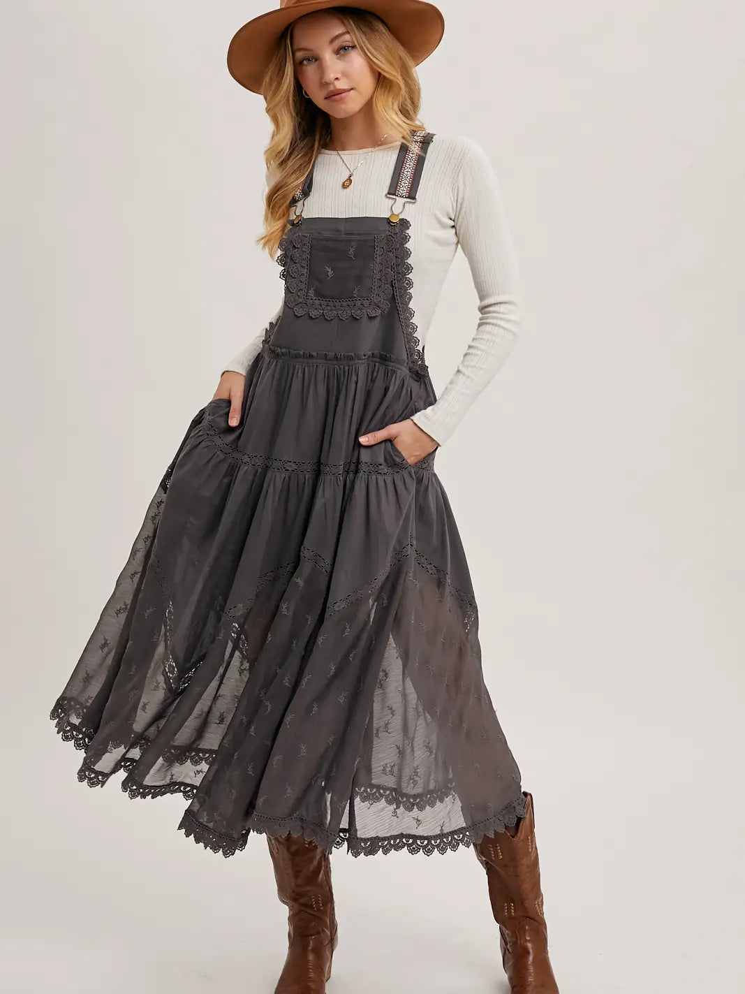 Dixie Overall Maxi Dress