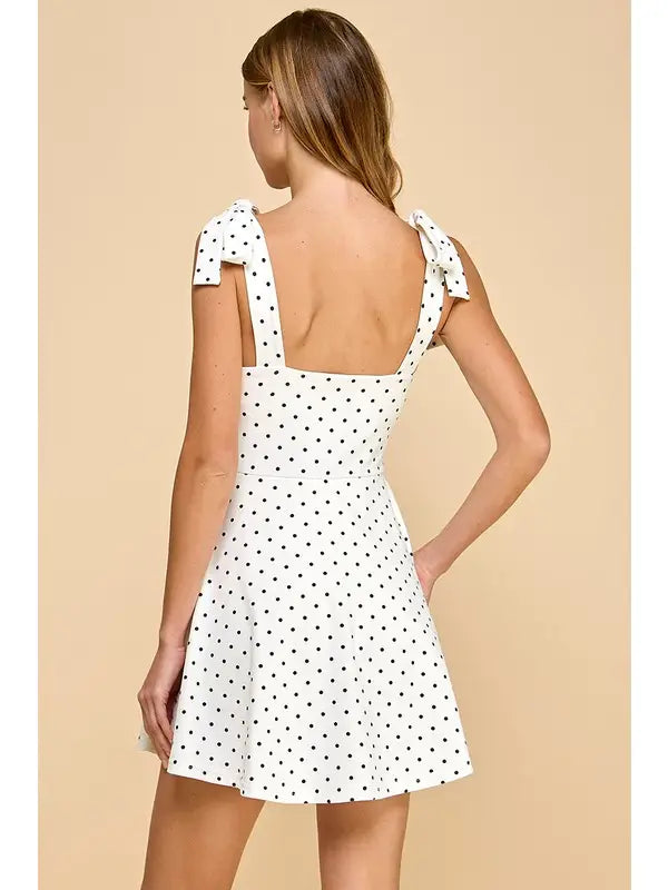 Saraya Polka Dot Athleisure Dress
