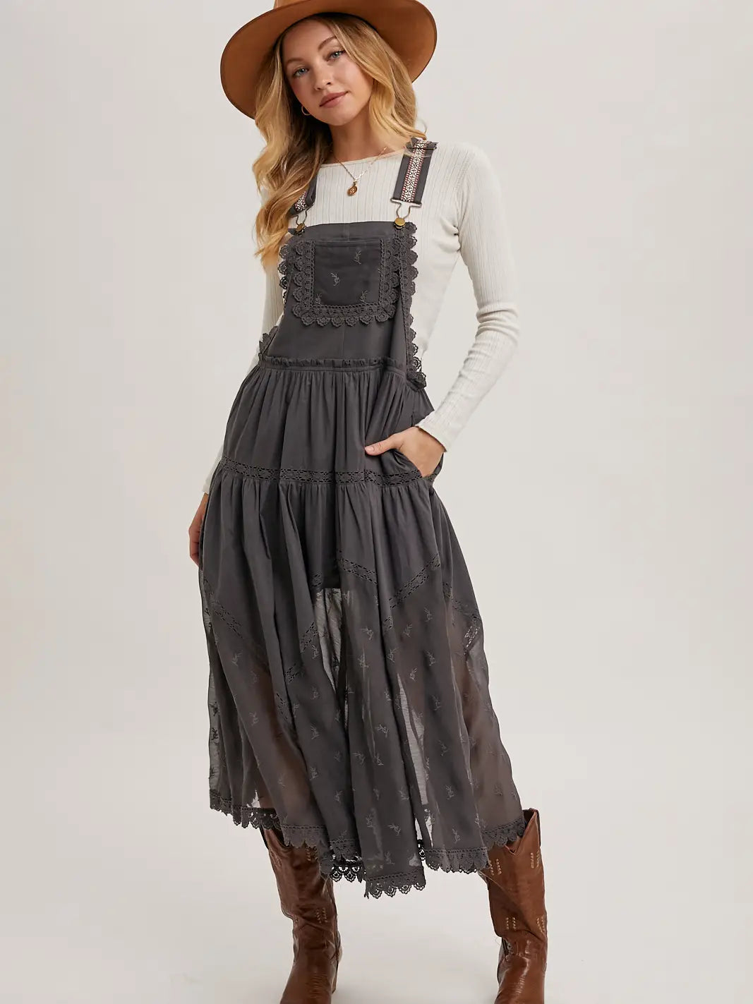 Dixie Overall Maxi Dress