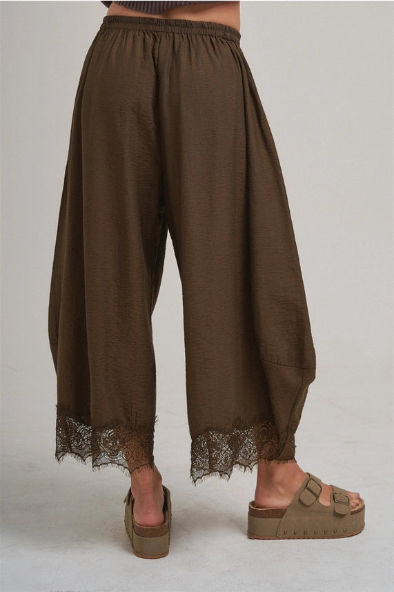 Luna Balloon Pants - Vintage Mocha