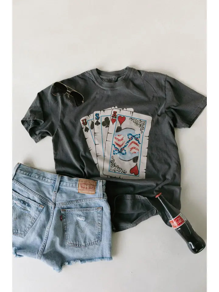 USA Cards Graphic Tee