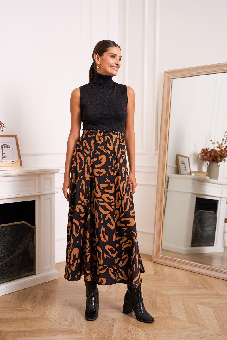 Arora Satin Skirt