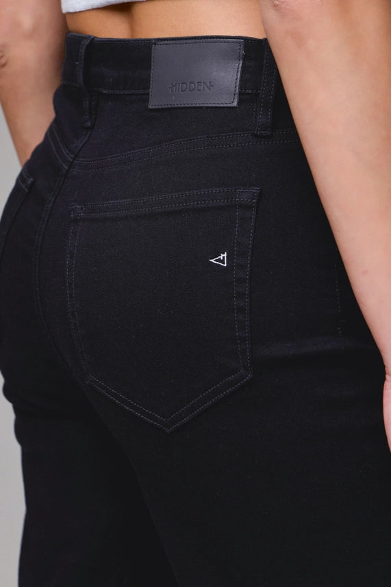 Happi High Rise Comfort Flare in Black