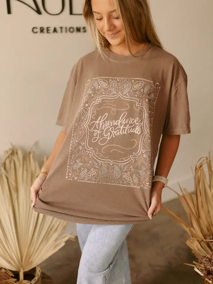 Abundance of Gratitude Graphic Tee
