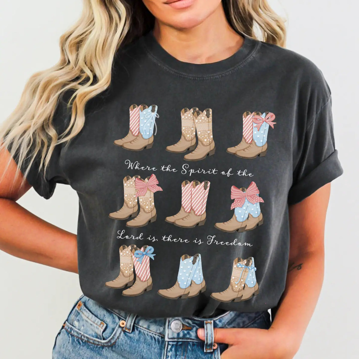 Where The Spirit Of The Lord Is There Is Freedom T-Shirt